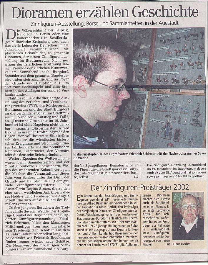 Zeitungsbericht